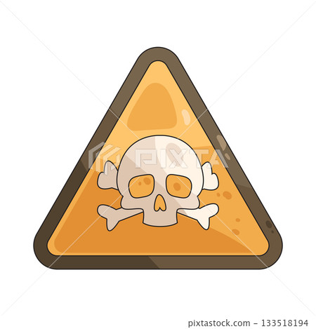 illustration of danger sign illustration of danger sign 133518194