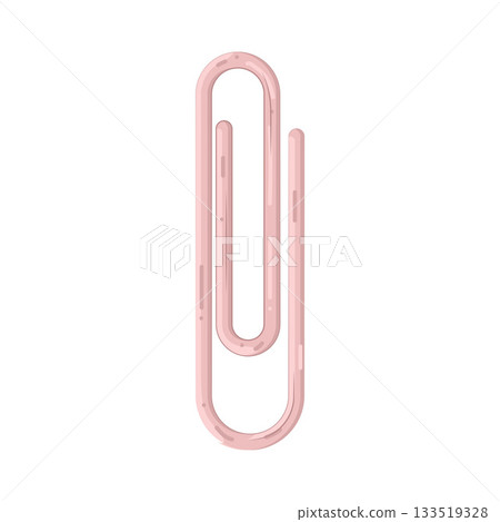 Illustration of paper clip Illustration of paper clip 133519328