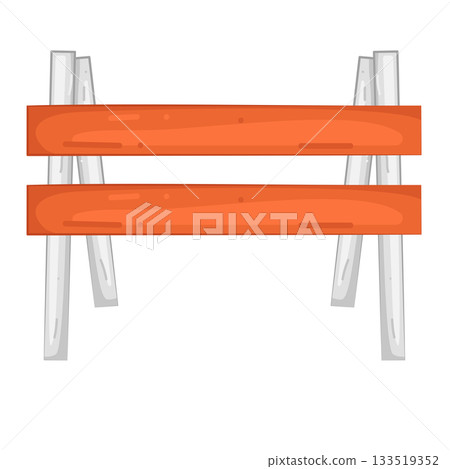 Illustration of barrier Illustration of barrier 133519352