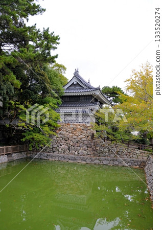 田原城櫻門和枡池 133520274