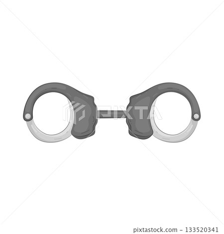 Illustration of handcuffs Illustration of handcuffs 133520341