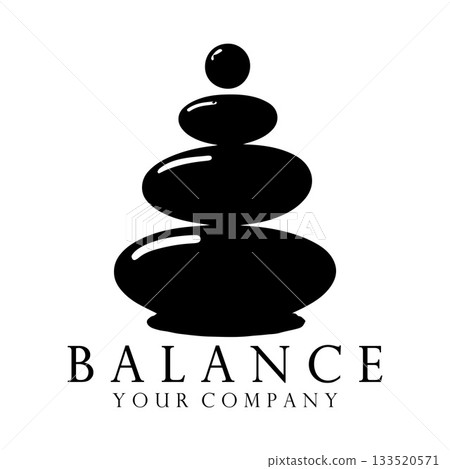 Gently Leaning Zen Pebble Stack Designed To Evoke Calm Organic Harmony Gently Leaning Zen Pebble Stack Designed To Evoke Calm Organic Harmony 133520571
