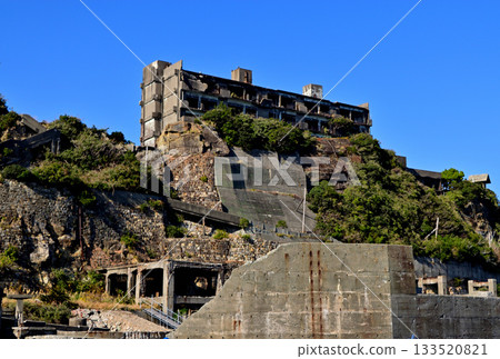 Hashima (Battleship Island) Facility Remains Hashima (Battleship Island) Facility Remains 133520821