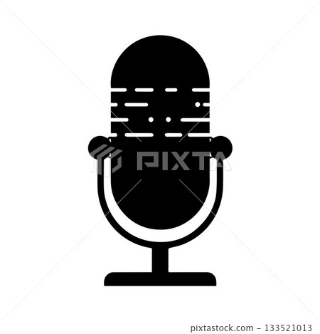 Star Framed Microphone Logo Showing High Quality Professional Podcast Identity 133521013