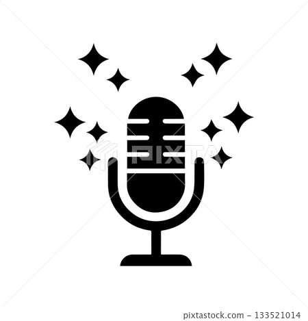 Spotlight Inspired Audio Emblem Representing Excellence In Modern Broadcasting 133521014