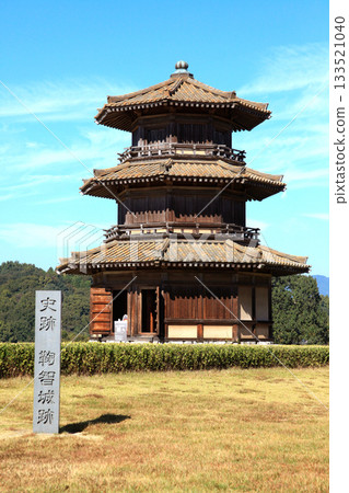 Scenery of "Kikuchi Castle Historical Park" in Yamaga City, Kumamoto Prefecture 133521040