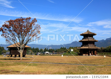 Scenery of "Kikuchi Castle Historical Park" in Yamaga City, Kumamoto Prefecture 133521044