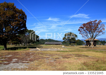 熊本縣山賀市菊池城歷史公園的景色 熊本縣山賀市菊池城歷史公園的景色 133521045