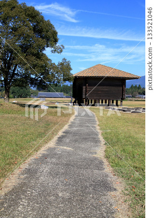 Scenery of "Kikuchi Castle Historical Park" in Yamaga City, Kumamoto Prefecture 133521046