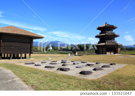 熊本縣山賀市菊池城歷史公園的景色 熊本縣山賀市菊池城歷史公園的景色 133521047