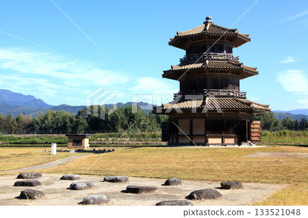 Scenery of "Kikuchi Castle Historical Park" in Yamaga City, Kumamoto Prefecture 133521048