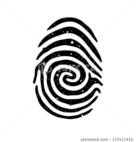 Fluid Abstract Fingerprint Logo Showing Motion Flow and Creative Identity Fluid Abstract Fingerprint Logo Showing Motion Flow and Creative Identity 133521418