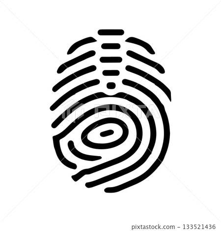 Tech Circuit Fingerprint Logo Representing Digital Security and Connection Tech Circuit Fingerprint Logo Representing Digital Security and Connection 133521436