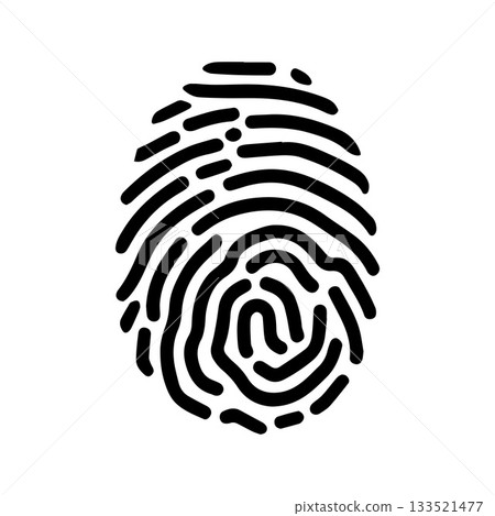 Organic Nature-Inspired Fingerprint Design Showing Sustainability and Identity Organic Nature-Inspired Fingerprint Design Showing Sustainability and Identity 133521477