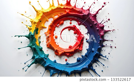 Vibrant Energy Explosion Expressing the Power of Imagination Vibrant Energy Explosion Expressing the Power of Imagination 133522617