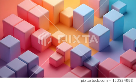 Abstract Illusion Art in Rainbow Multicolor Symmetry Abstract Illusion Art in Rainbow Multicolor Symmetry 133524098