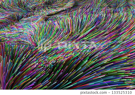 Mutli colored fiber optic lamp Mutli colored fiber optic lamp 133525310