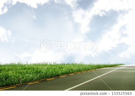 Road leading out to the horizon Road leading out to the horizon 133525563