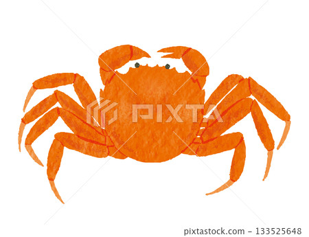 Shanghai crab illustration (Chinese cuisine, high-end seafood) 133525648