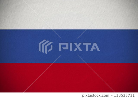 National flag is showing white, blue, red stripes with texture in flat design on clear background National flag is showing white, blue, red stripes with texture in flat design on clear background 133525731