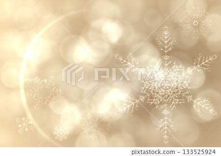 Cream snow flake pattern design 133525924