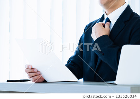 Businessman in charge of recruitment 133526034