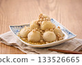 Taro with minced chicken and bean paste 133526665