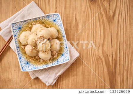 芋頭配雞肉末和豆醬 133526669
