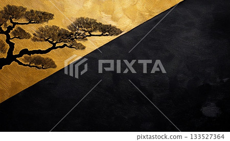 Gold and black elegant background 133527364