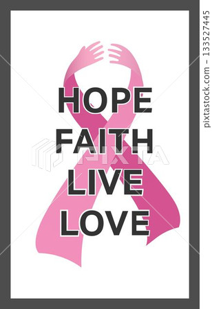 Breast cancer awareness message 133527445