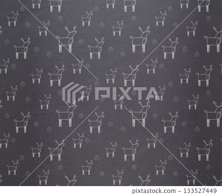 Digitally generated Grey reindeer pattern Digitally generated Grey reindeer pattern 133527449