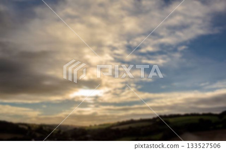 Landscape against sky during sunset 133527506