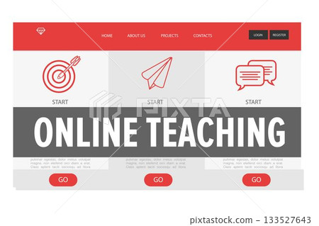 Online teaching interface 133527643