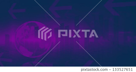 Purple with cityscape background Purple with cityscape background 133527651