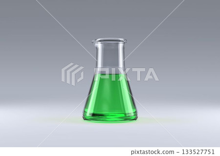 Conical flask with solution Conical flask with solution 133527751