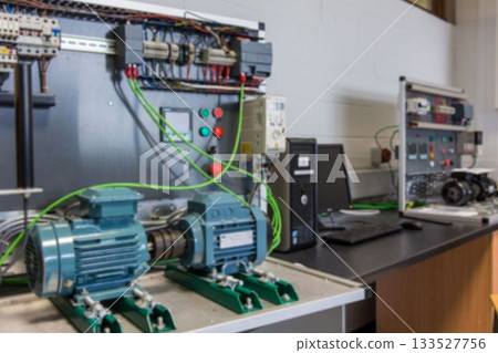 Close-up of industrial machinery 133527756