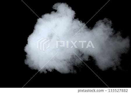 White fog on black background White fog on black background 133527882