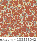 Neutral Colour Botanical Floral Seamless Pattern Design Neutral Colour Botanical Floral Seamless Pattern Design 133528042
