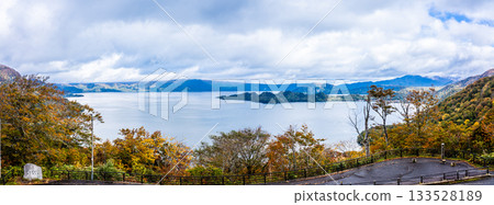 八甲峠展望台秋葉全景[秋田縣加津野郡大阪町] 133528189