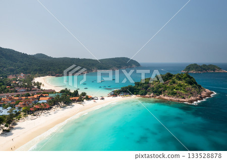 The most beautiful Long Beach in Redang Island, Malaysia. Tropical beach in the South China Sea. The most beautiful Long Beach in Redang Island, Malaysia. Tropical beach in the South China Sea. 133528878