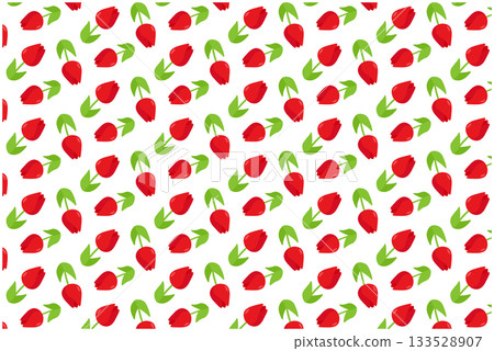 Tulip pattern wallpaper Tulip pattern wallpaper 133528907