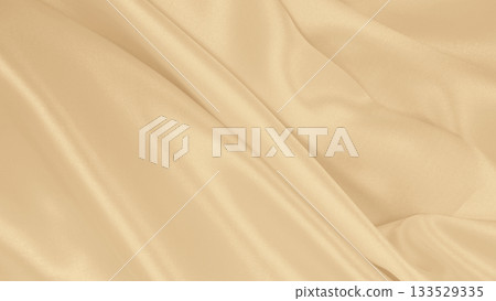 Smooth elegant golden silk or satin luxury cloth texture as wedding background. Luxurious background design. In Sepia toned. Retro style 133529335