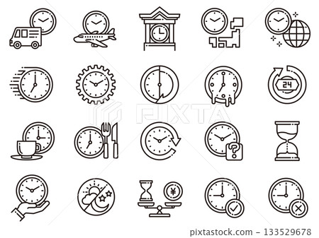 Time/Clock Icons 01 Time/Clock Icons 133529678