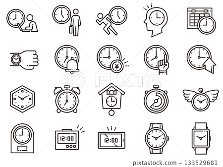 時間/時鐘圖示 04 時間/時鐘圖標 時間/時鐘圖示 04 時間/時鐘圖標 133529681