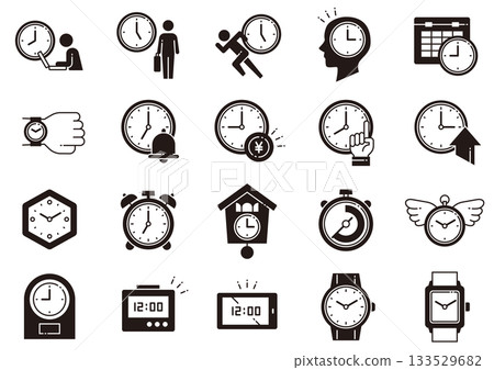 Time/Clock Icons 05 Time/Clock Icons 133529682