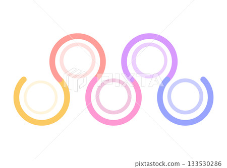 Infographics template for presentation. Vector illustration. 133530286