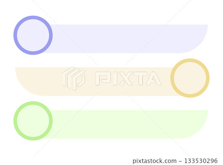 3 steps infographics template for presentation. Vector illustration. 3 steps infographics template for presentation. Vector illustration. 133530296