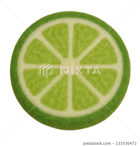 【水果】切片青檸插圖 133530472