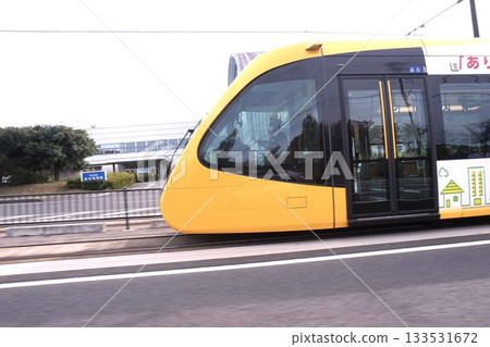 Running with Utsunomiya Light Rail 133531672