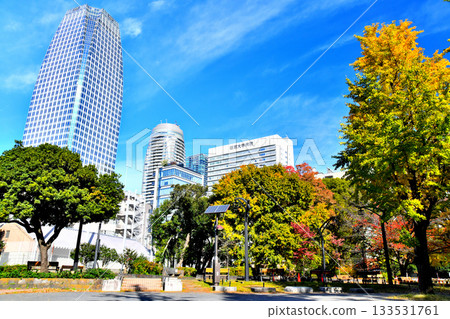 從芝公園4號停車場眺望愛宕山（東京都港區）[2025年11月] 133531761